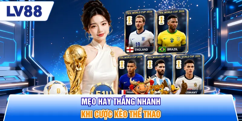 Mẹo hay thắng nhanh khi cược kèo thể thao